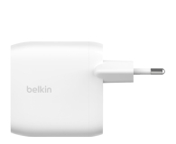 Ładowarka i akumulator BELKIN Ładowarka podwójna 30W USB-C, Power Delivery 60W biała WCB010vfWH